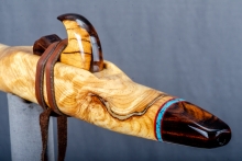 Pitch Pine Native American Flute, Minor, Mid F#-4, #O10B (2)